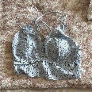 Victoria's Secret Gray Lace Bra Intimates
